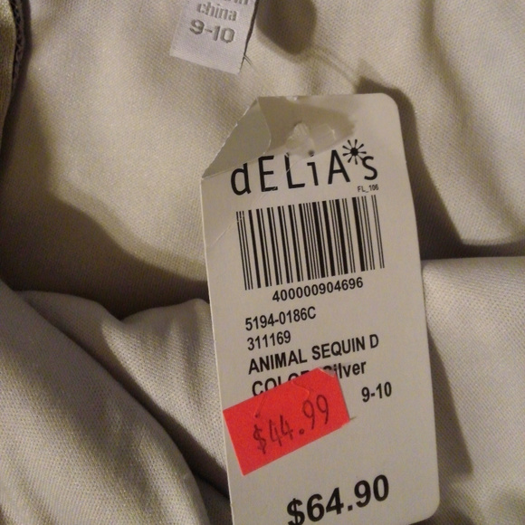 Delia's Strapless Animal Print Sequin Dress - Picture 5 of 7